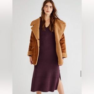 Free people beach Claudia sweater midi dress